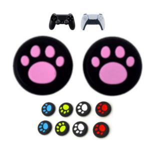 X2 Cubierta Stick Goma Joystick Patita de Gato para Ps4 / Ps5 / Xbox 360 / One / Series